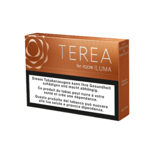 Стики TEREA Amber KZ — упаковка TEREA для IQOS ILUMA, насыщенный табачный вкус, крепкие, фото LIL STORE