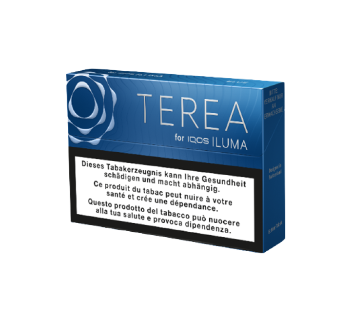 Стики TEREA Blue KZ — упаковка TEREA для IQOS ILUMA, освежающий ментол и мята, фото LIL STORE