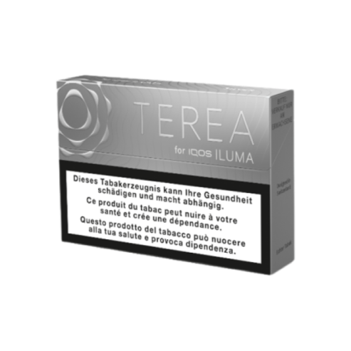 Стики TEREA Silver KZ — упаковка TEREA для IQOS ILUMA, мягкий табачный вкус с ореховыми нотами, фото LIL STORE