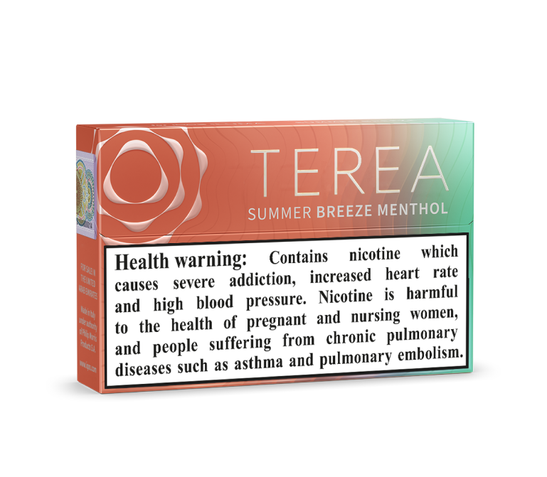 Стики TEREA Summer Wave KZ — упаковка TEREA для IQOS ILUMA, тропические фрукты и ментол, фото LIL STORE